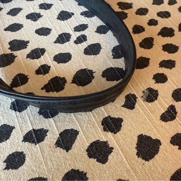 VTG Ralph Lauren Black Leather Shopper Small Tote Bag - Picture 11 of 14